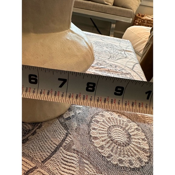 This is for one ceramic unique cream colored vases - Picture 7 of 8